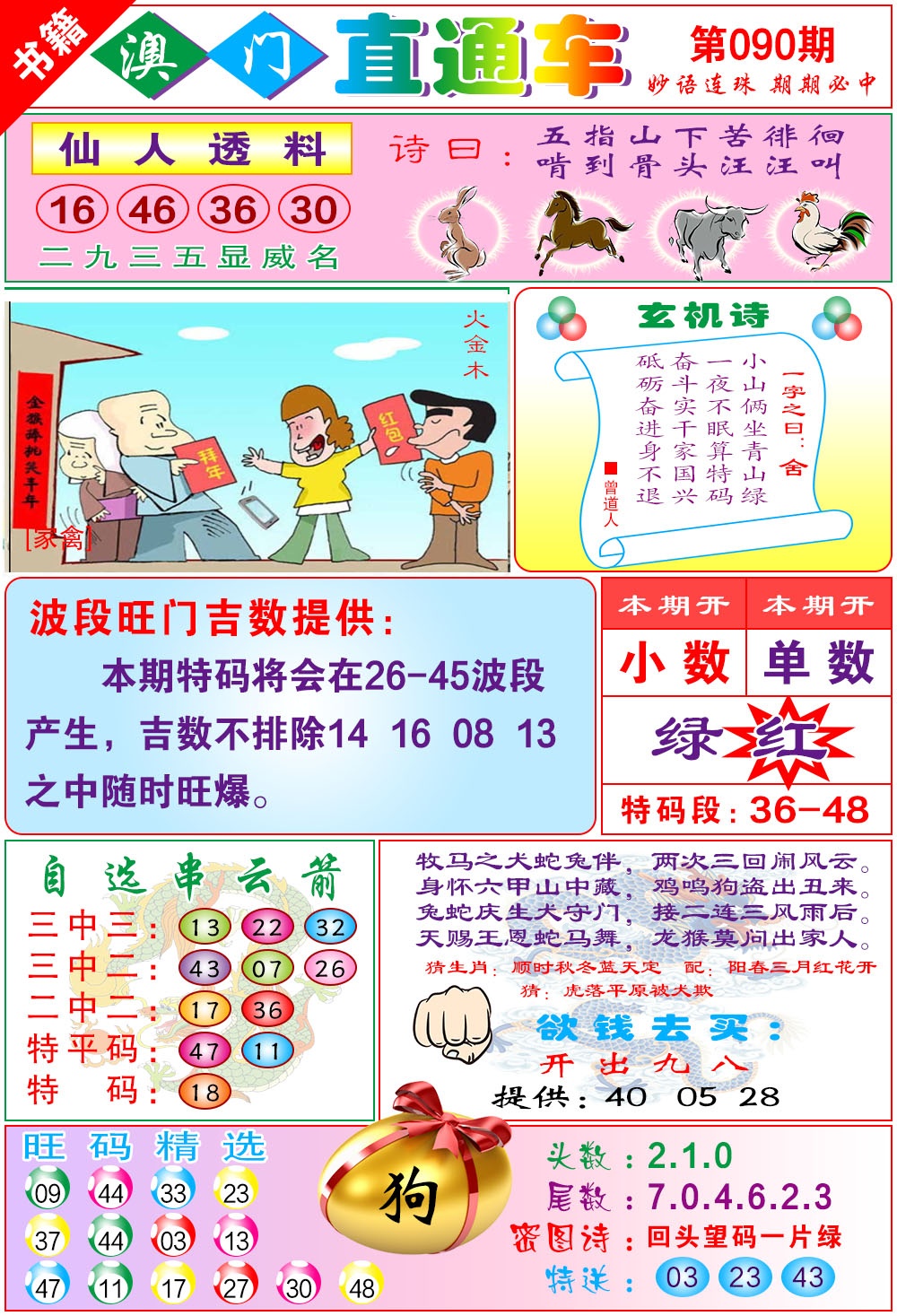 090期白姐直通车[图]